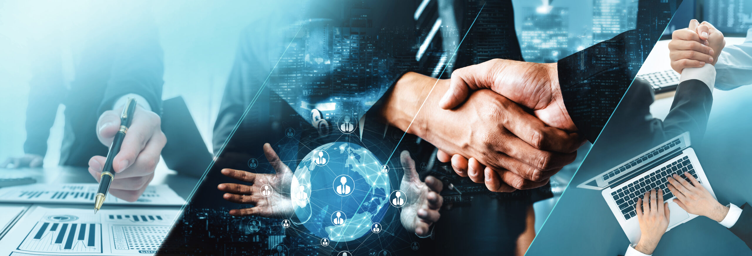 Teamwork and human resources HR management technology for business vexel