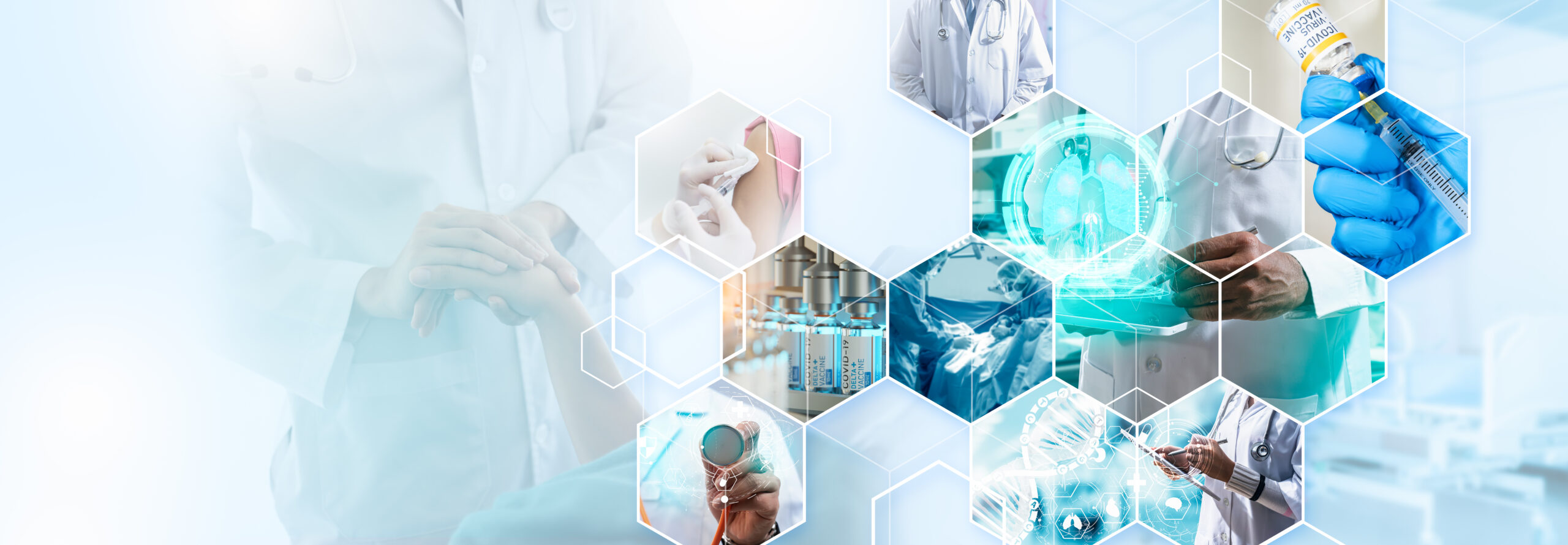 Concept of Medical technology service to solve people health.Hea